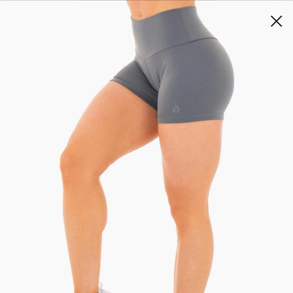 Ryderwear Motion High Waisted Shorts in Charcoal, Size XS